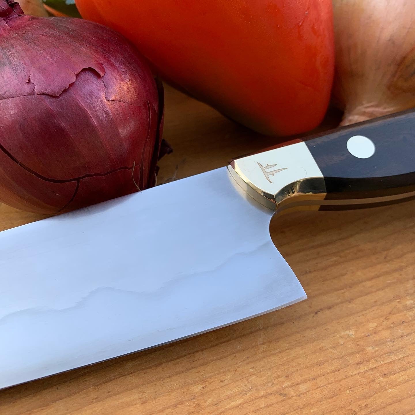 Chef knife Hamon, bolster and Blade
